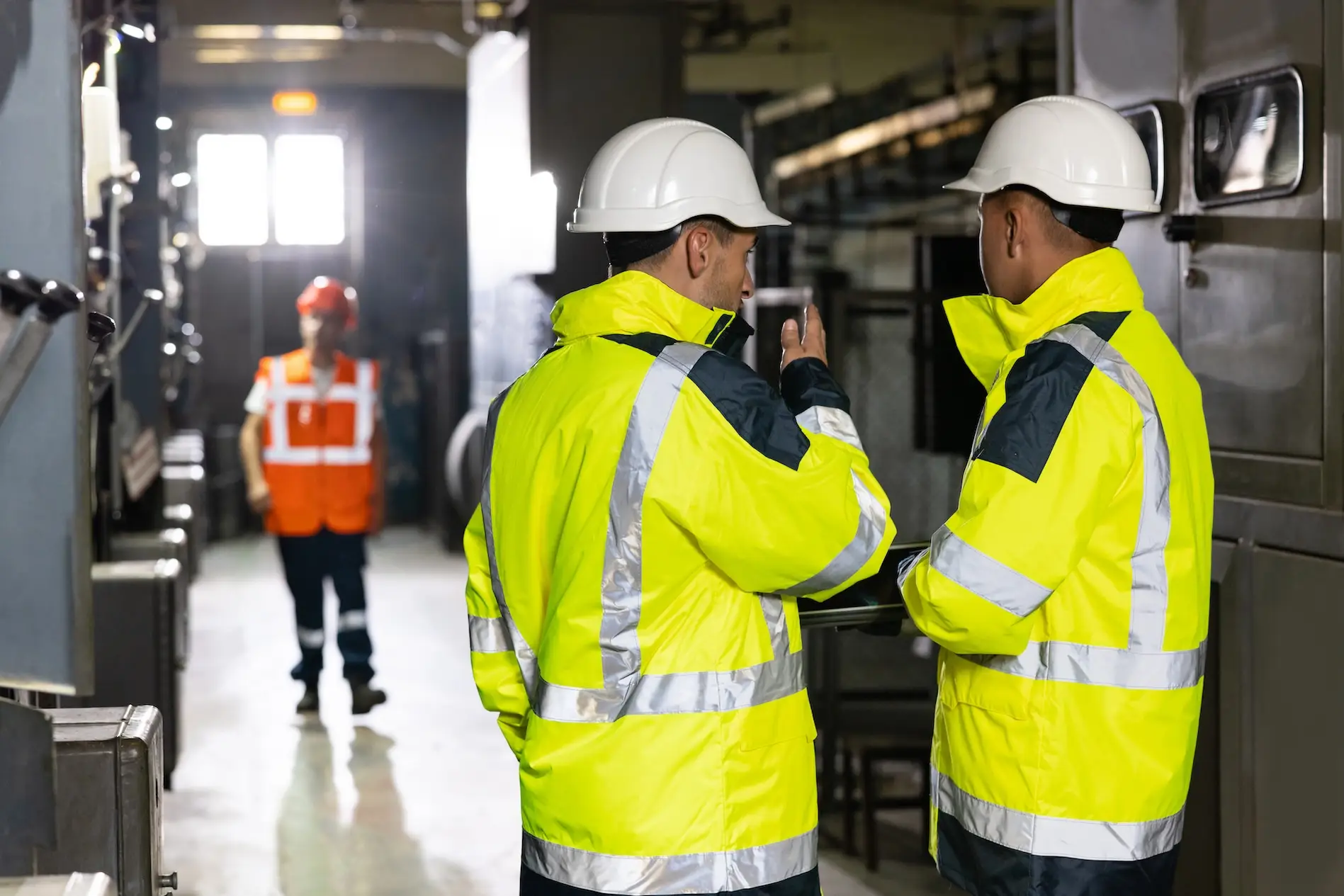 Security officers on site