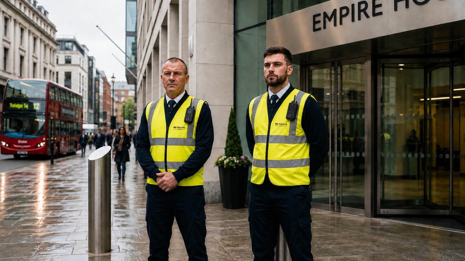 Manned guarding security service